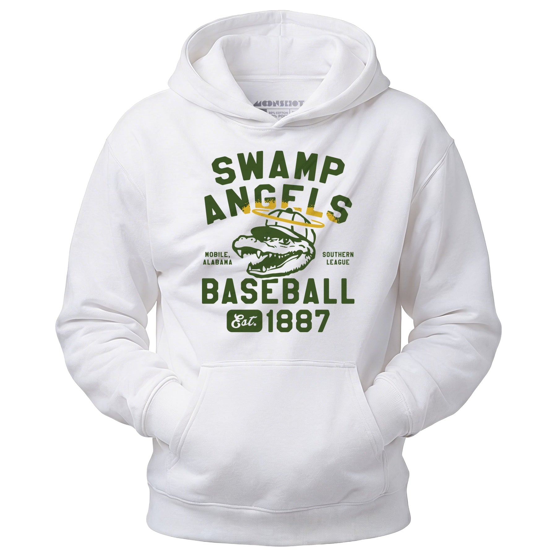 Mobile Swamp Angels - Alabama - Vintage Defunct Baseball Teams - Unisex Hoodie
