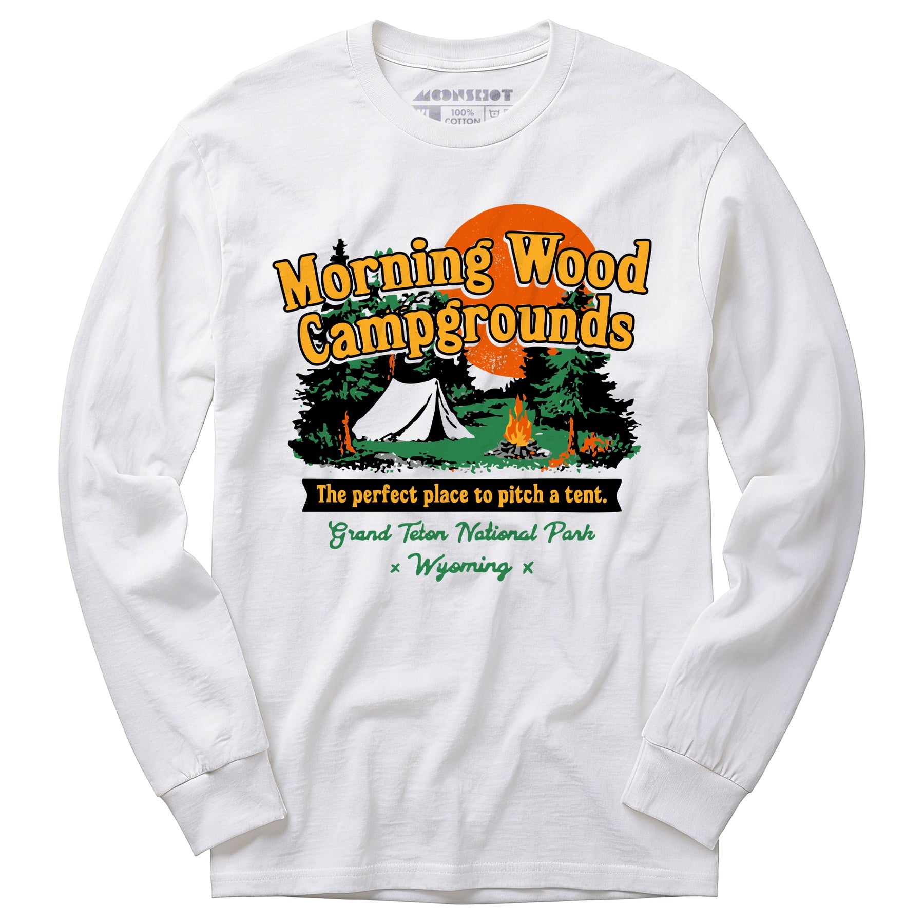 Morning Wood Campgrounds v2 - Long Sleeve T-Shirt