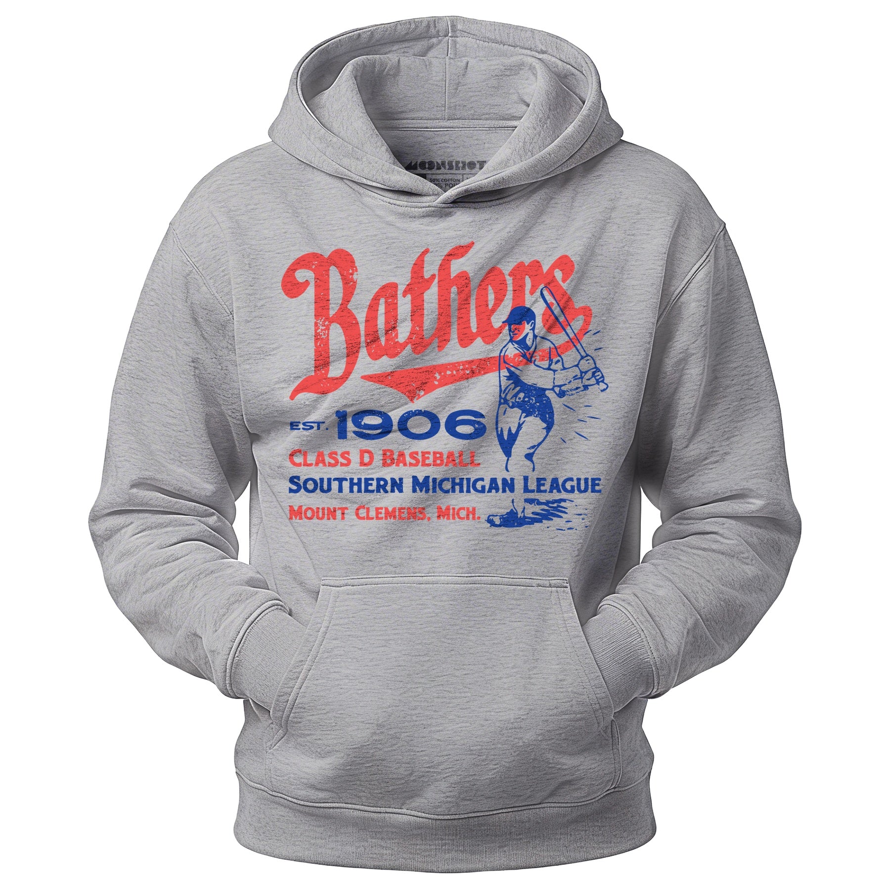 Mount Clemens Bathers - Michigan - Vintage Defunct Baseball Teams - Unisex Hoodie
