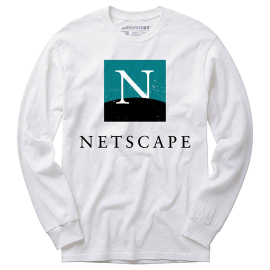 Netscape - Vintage Internet - Long Sleeve T-Shirt