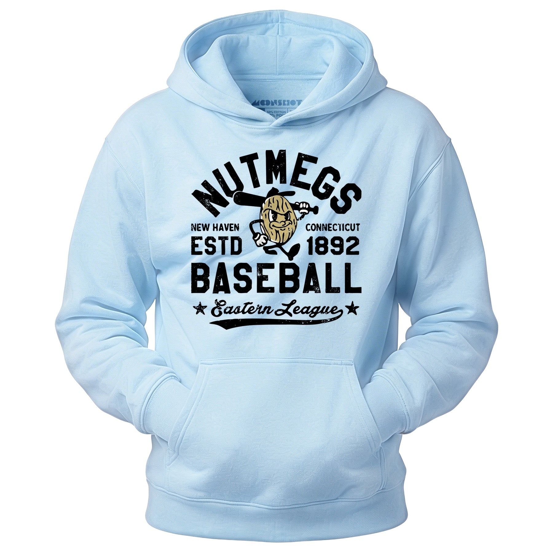 New Haven Nutmegs - Connecticut - Vintage Defunct Baseball Teams - Unisex Hoodie