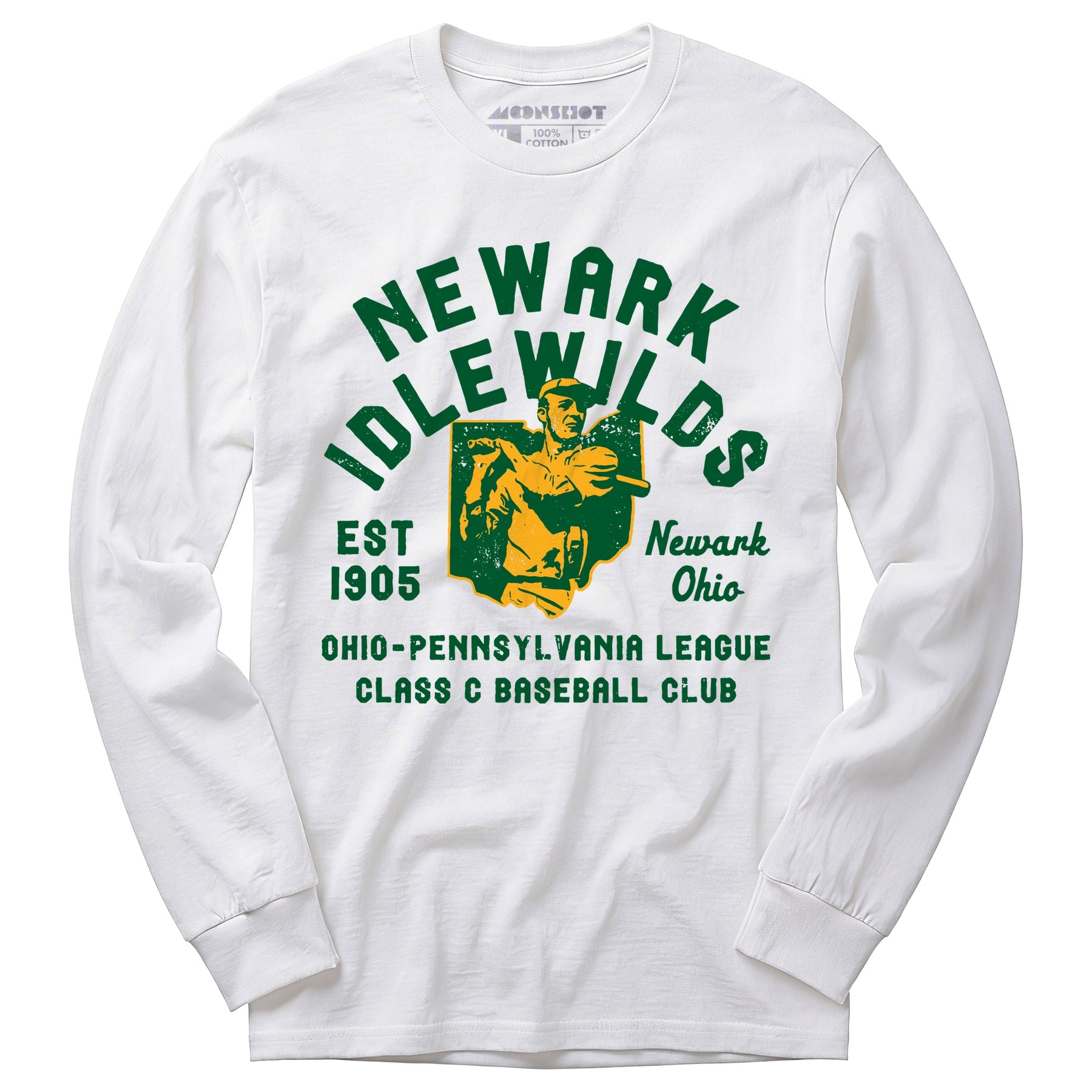 Newark Idlewilds - Ohio - Vintage Defunct Baseball Teams - Long Sleeve T-Shirt