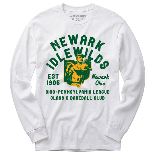 Newark Idlewilds - Ohio - Vintage Defunct Baseball Teams - Long Sleeve T-Shirt