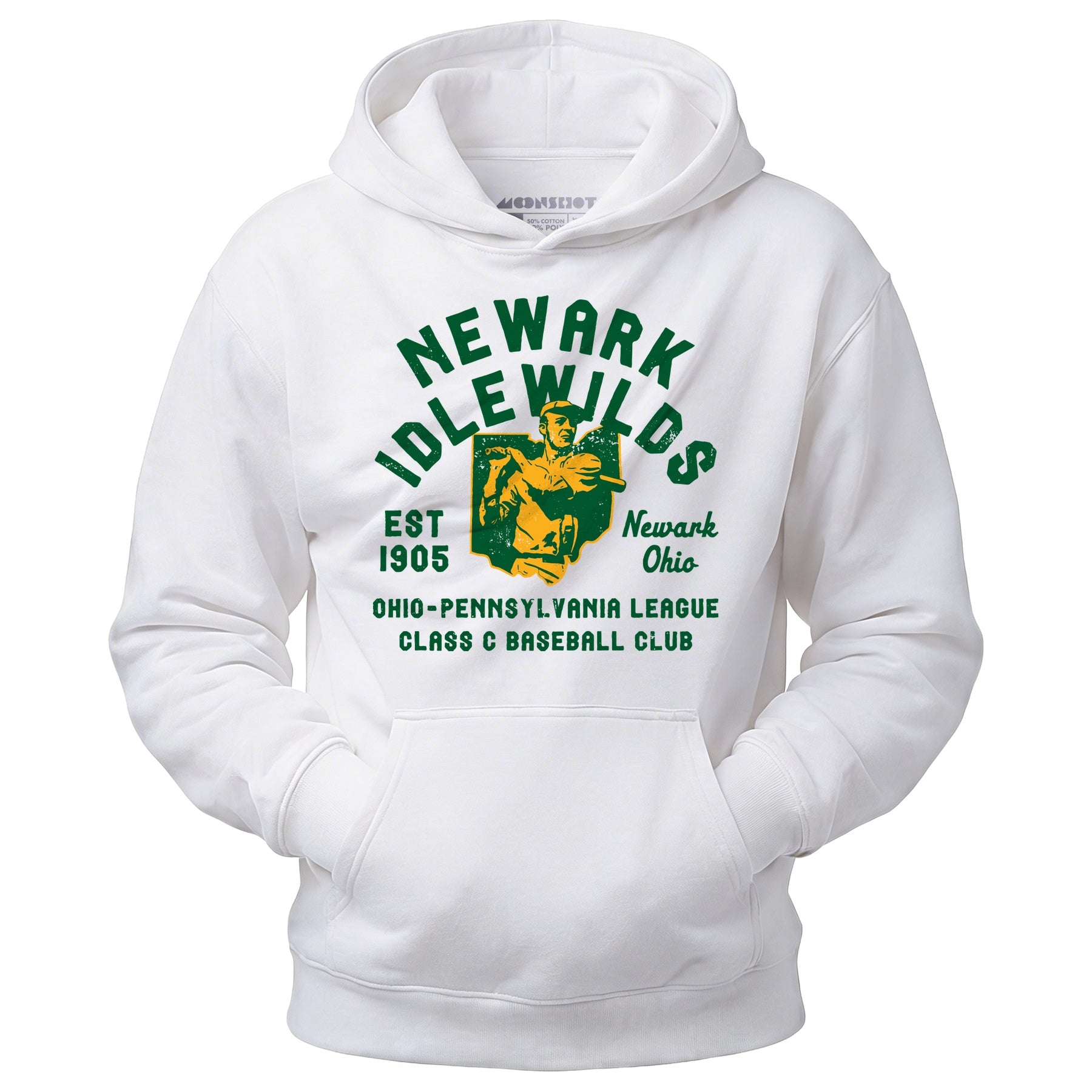 Newark Idlewilds - Ohio - Vintage Defunct Baseball Teams - Unisex Hoodie