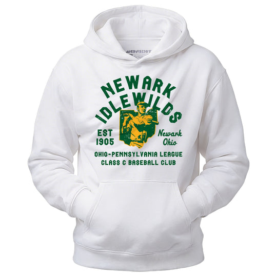 Newark Idlewilds - Ohio - Vintage Defunct Baseball Teams - Unisex Hoodie