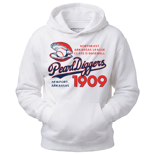 Newport Pearl Diggers - Arkansas - Vintage Defunct Baseball Teams - Unisex Hoodie