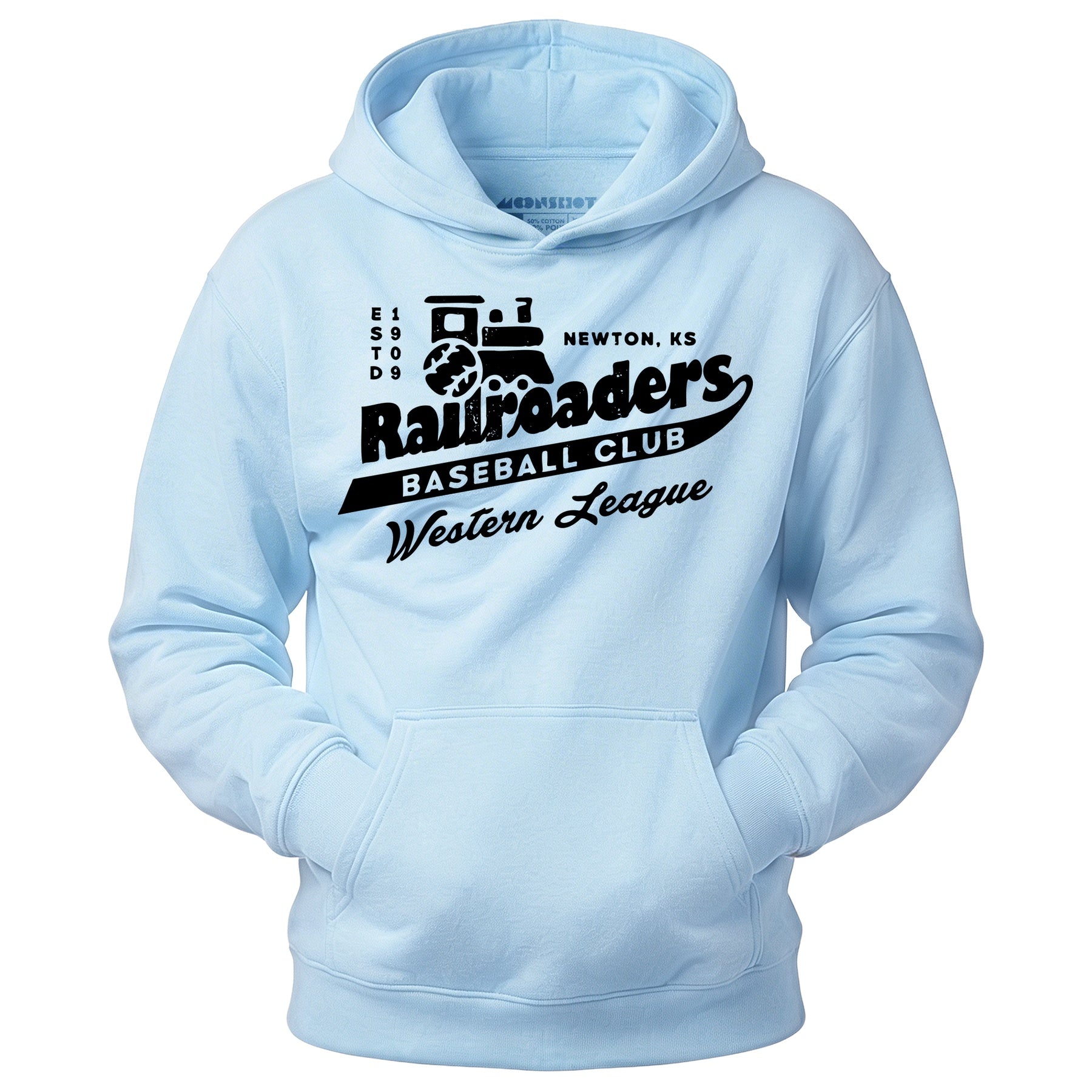 Newton Railroaders - Kansas - Vintage Defunct Baseball Teams - Unisex Hoodie