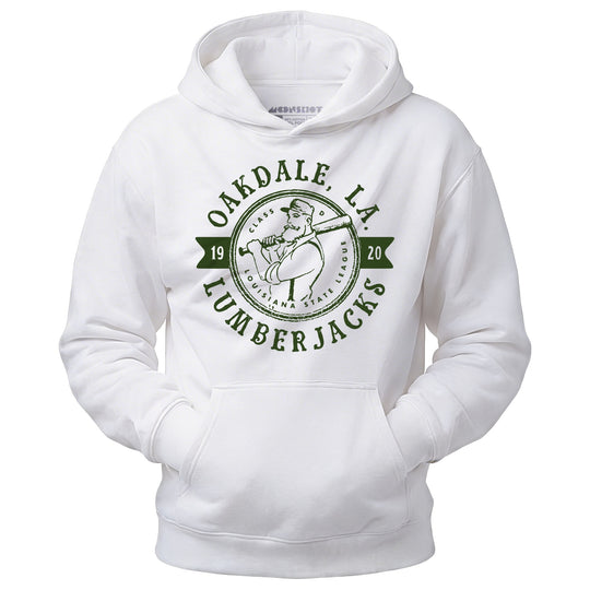 Oakdale Lumberjacks - Louisiana - Vintage Defunct Baseball Teams - Unisex Hoodie