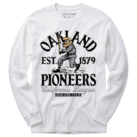 Oakland Pioneers - California - Vintage Defunct Baseball Teams - Long Sleeve T-Shirt