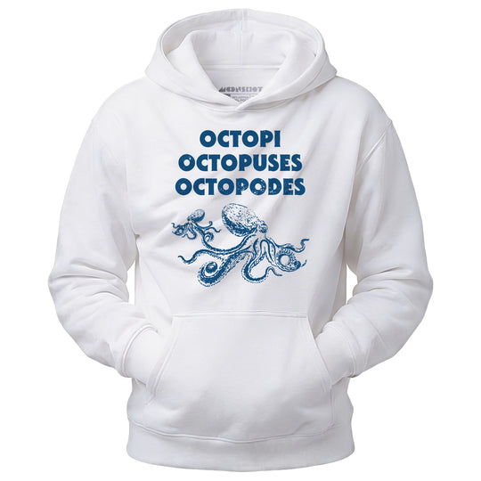 Octopi Octopuses Octopodes - Unisex Hoodie