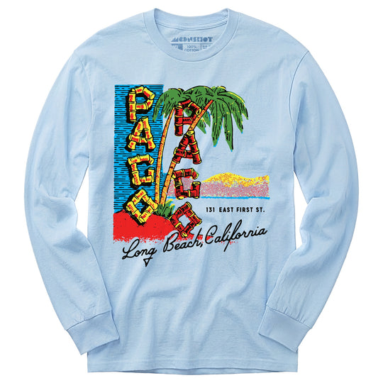 Pago Pago - Long Beach, CA - Vintage Tiki Bar - Long Sleeve T-Shirt