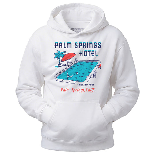 Palm Springs Hotel Pool - Vintage Greater Palm Springs, CA - Unisex Hoodie