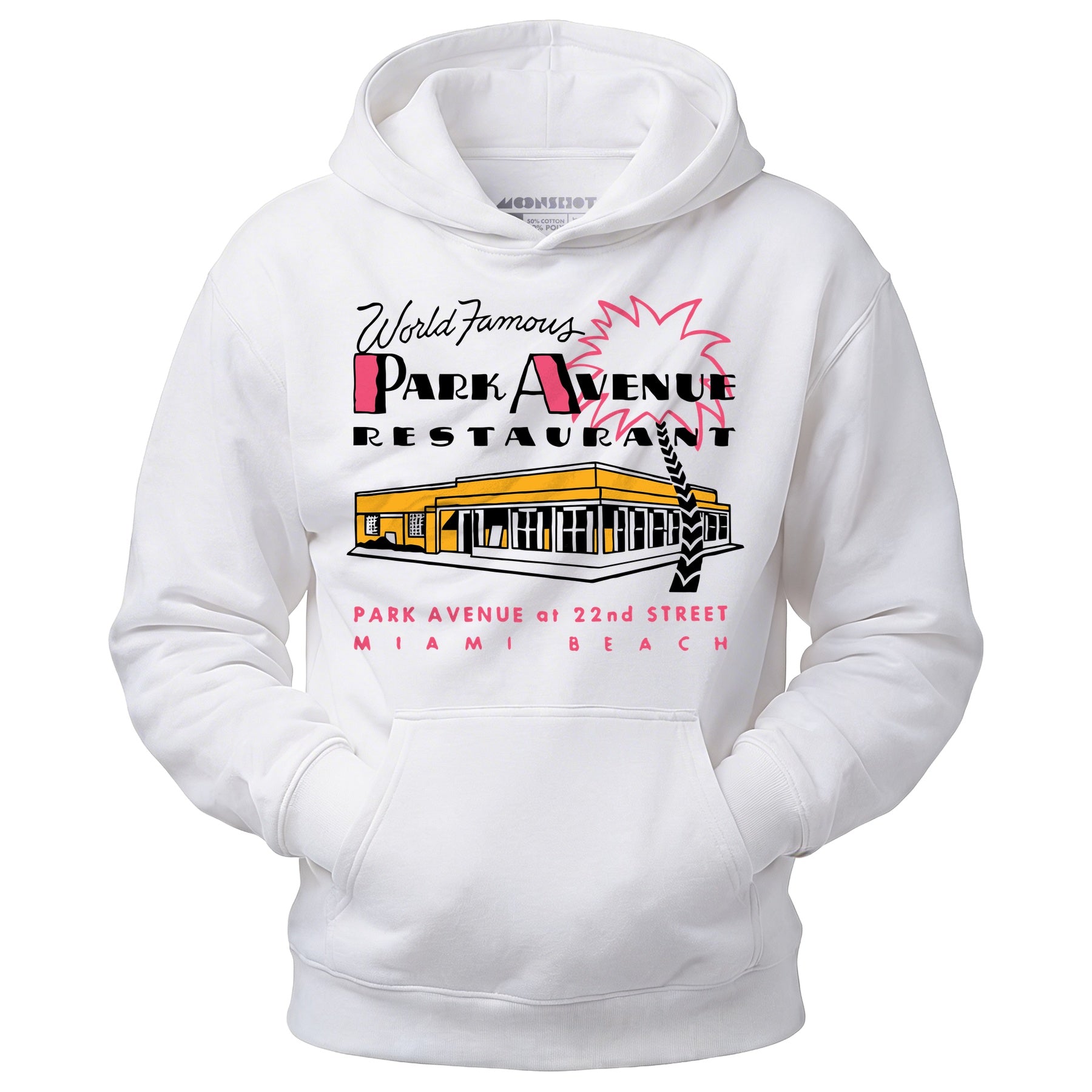 Park Avenue - Miami Beach, FL - Vintage Restaurant - Unisex Hoodie