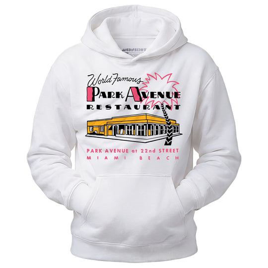Park Avenue - Miami Beach, FL - Vintage Restaurant - Unisex Hoodie