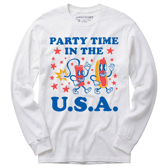 Party Time in The U.S.A. - Long Sleeve T-Shirt