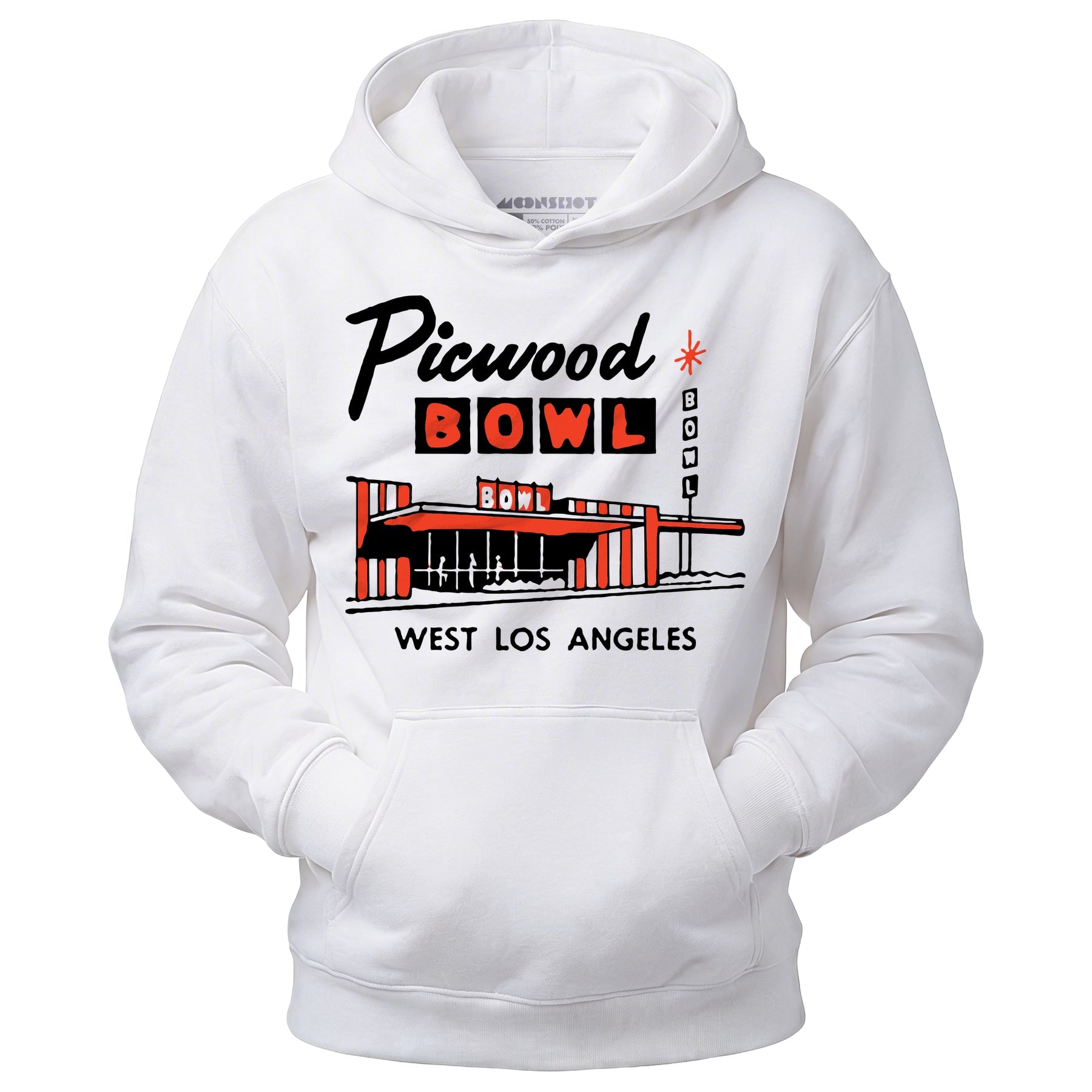 Picwood Bowl - Los Angeles, CA - Vintage Bowling Alley - Unisex Hoodie