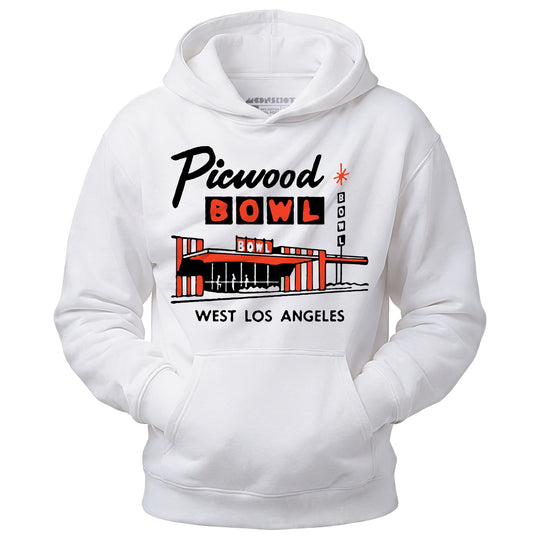Picwood Bowl - Los Angeles, CA - Vintage Bowling Alley - Unisex Hoodie
