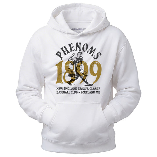 Portland Phenoms - Maine - Vintage Defunct Baseball Teams - Unisex Hoodie