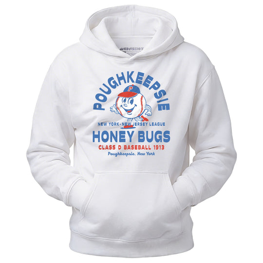 Poughkeepsie Honey Bugs - New Jersey - Vintage Defunct Baseball Teams - Unisex Hoodie