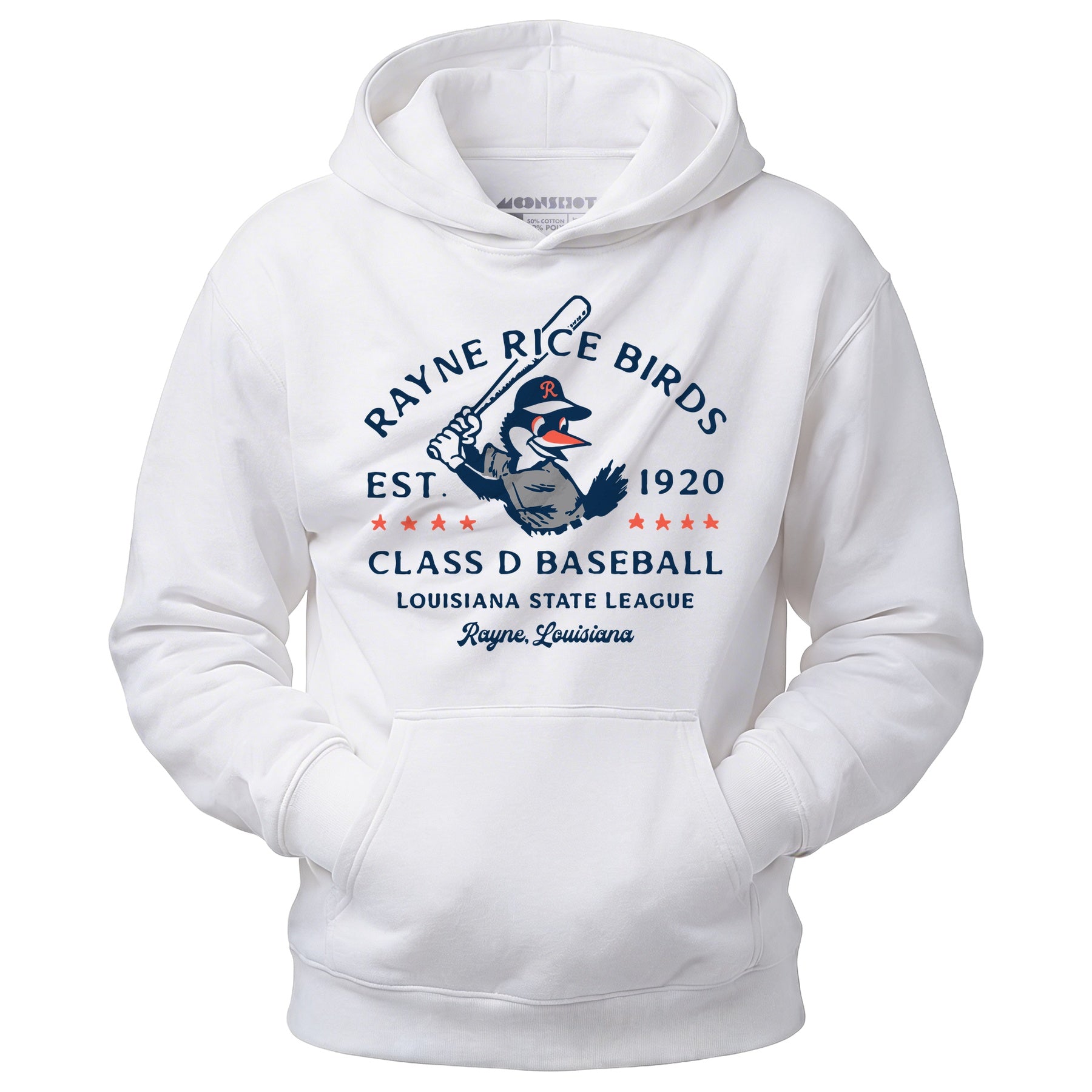 Rayne Rice Birds - Louisiana - Vintage Defunct Baseball Teams - Unisex Hoodie