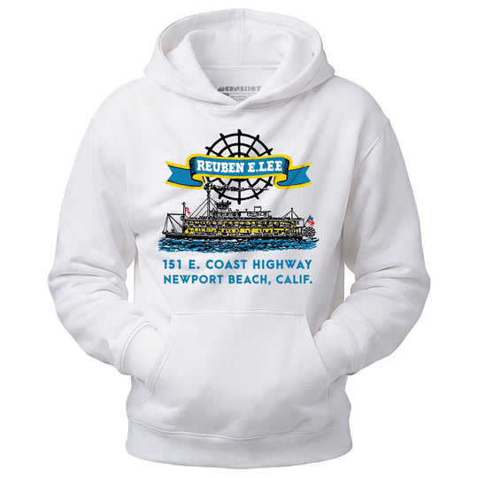Reuben E. Lee - Newport Beach, CA - Vintage Restaurant - Unisex Hoodie