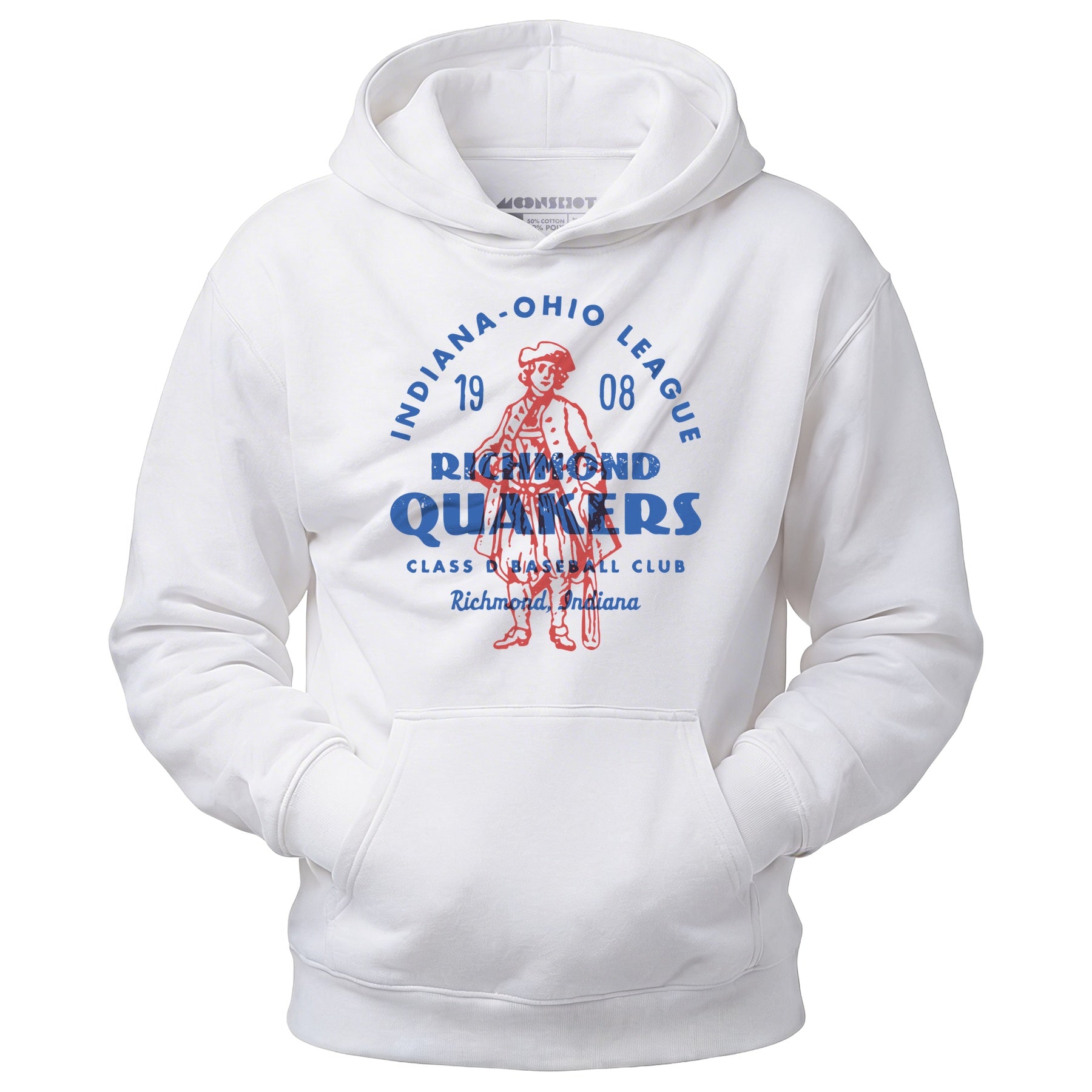 Richmond Quakers - Indiana - Vintage Defunct Baseball Teams - Unisex Hoodie
