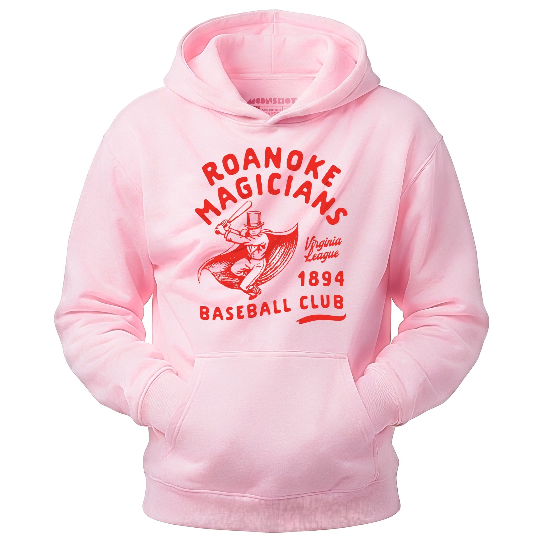 Roanoke Magicians - Virginia - Vintage Defunct Baseball Teams - Unisex Hoodie