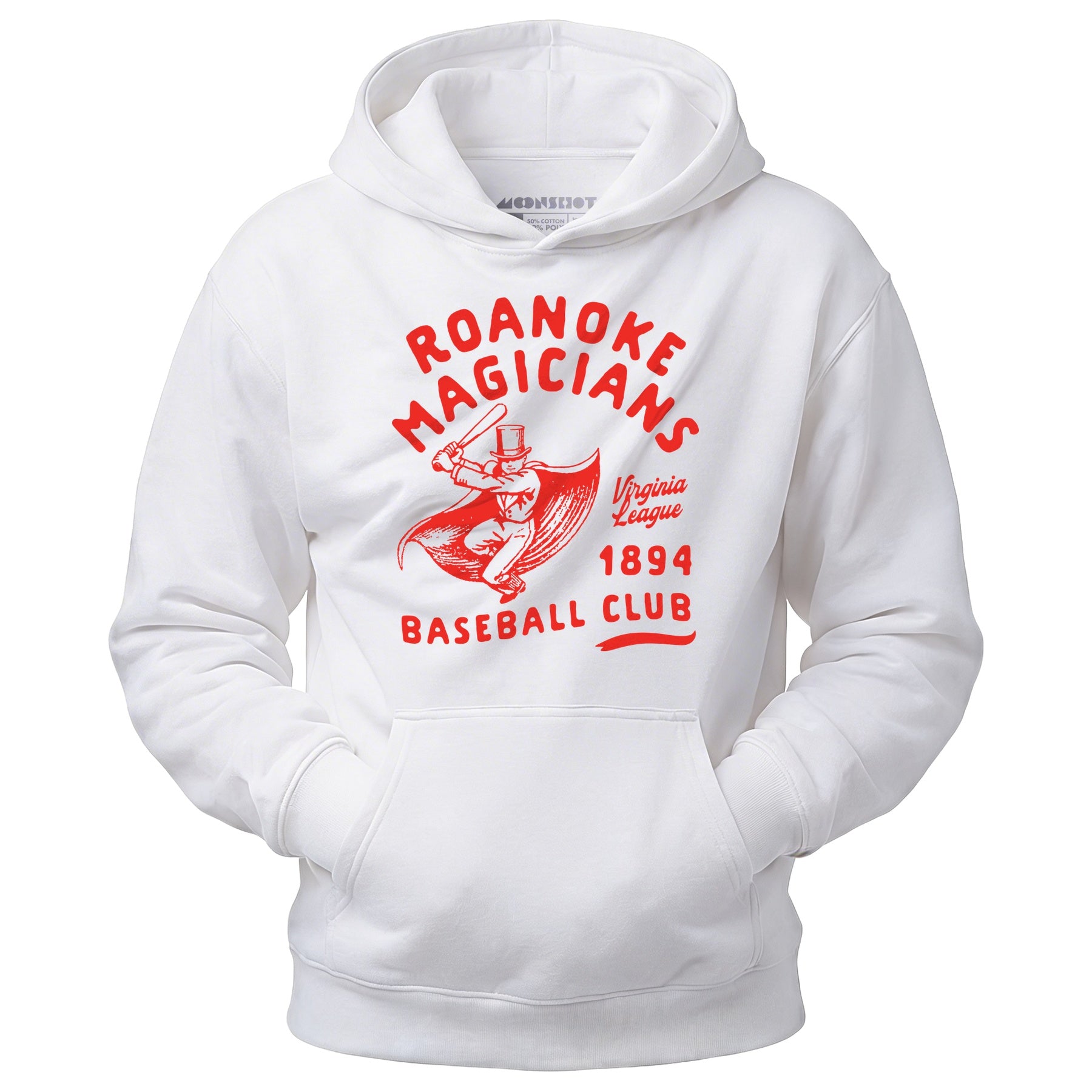 Roanoke Magicians - Virginia - Vintage Defunct Baseball Teams - Unisex Hoodie