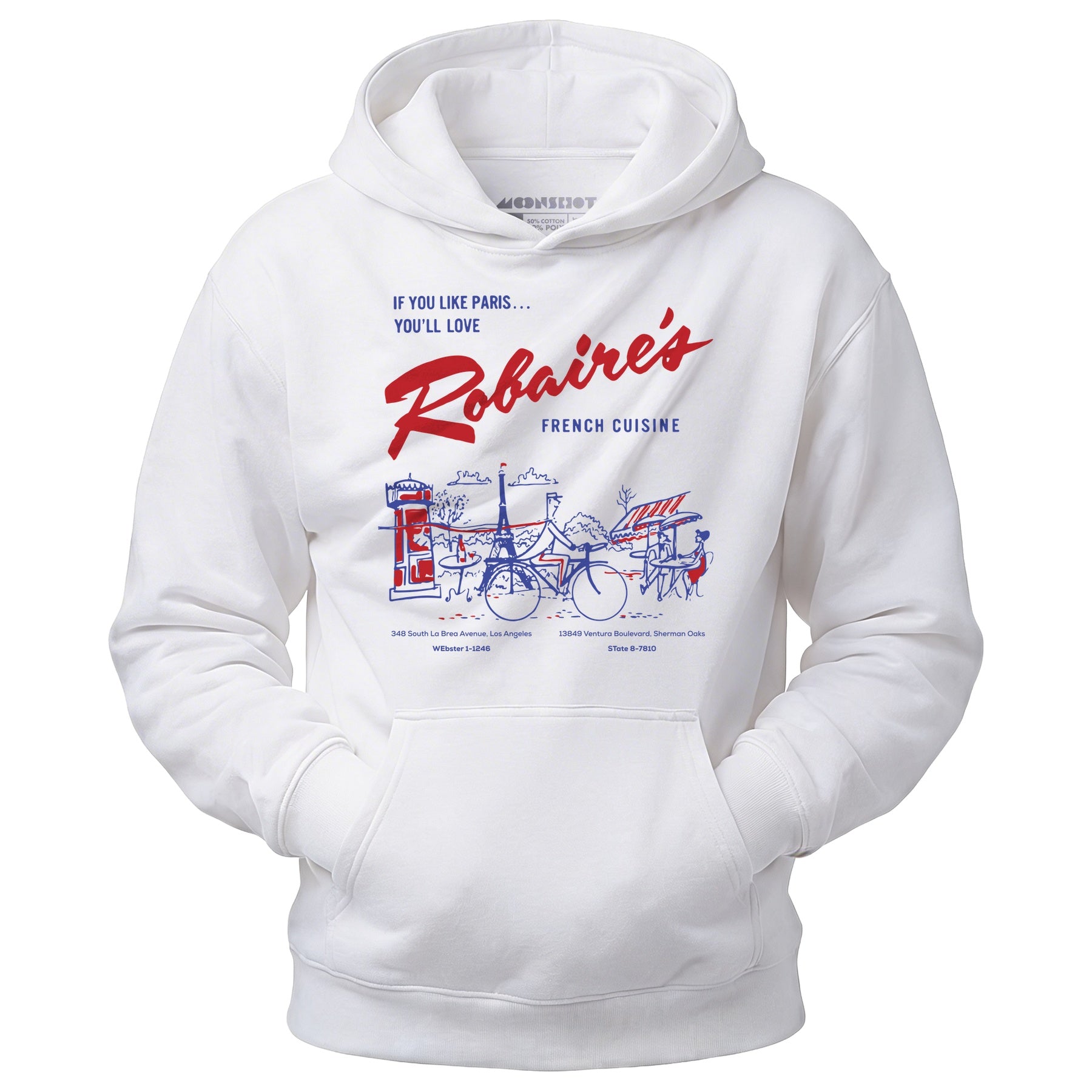 Robaire's French Cuisine - Los Angeles, CA - Vintage Restaurant - Unisex Hoodie