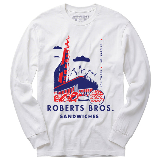 Roberts Bros Sandwiches - Los Angeles, CA - Vintage Restaurant - Long Sleeve T-Shirt