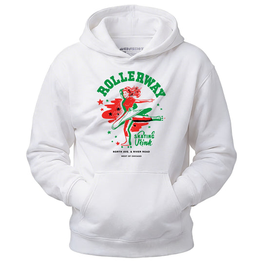 Rollerway - Chicago, IL - Vintage Roller Rink - Unisex Hoodie