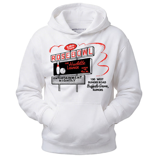 Rose Bowl - Buffalo Grove, IL - Vintage Bowling Alley - Unisex Hoodie