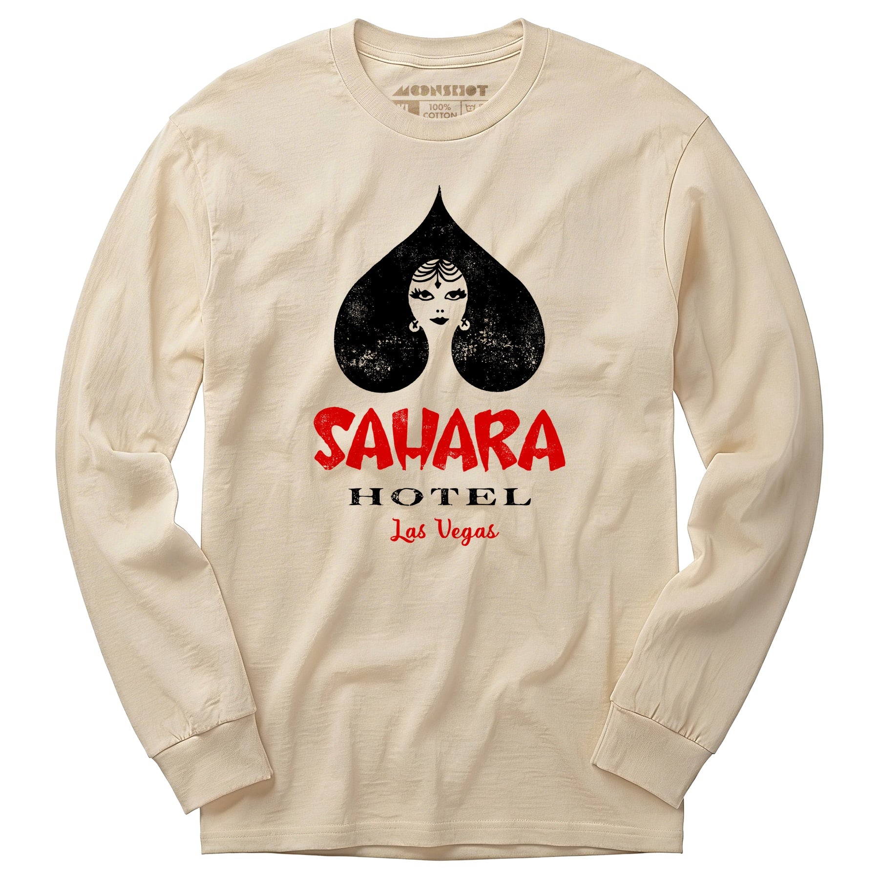 Sahara Hotel v4 - Vintage Las Vegas - Long Sleeve T-Shirt