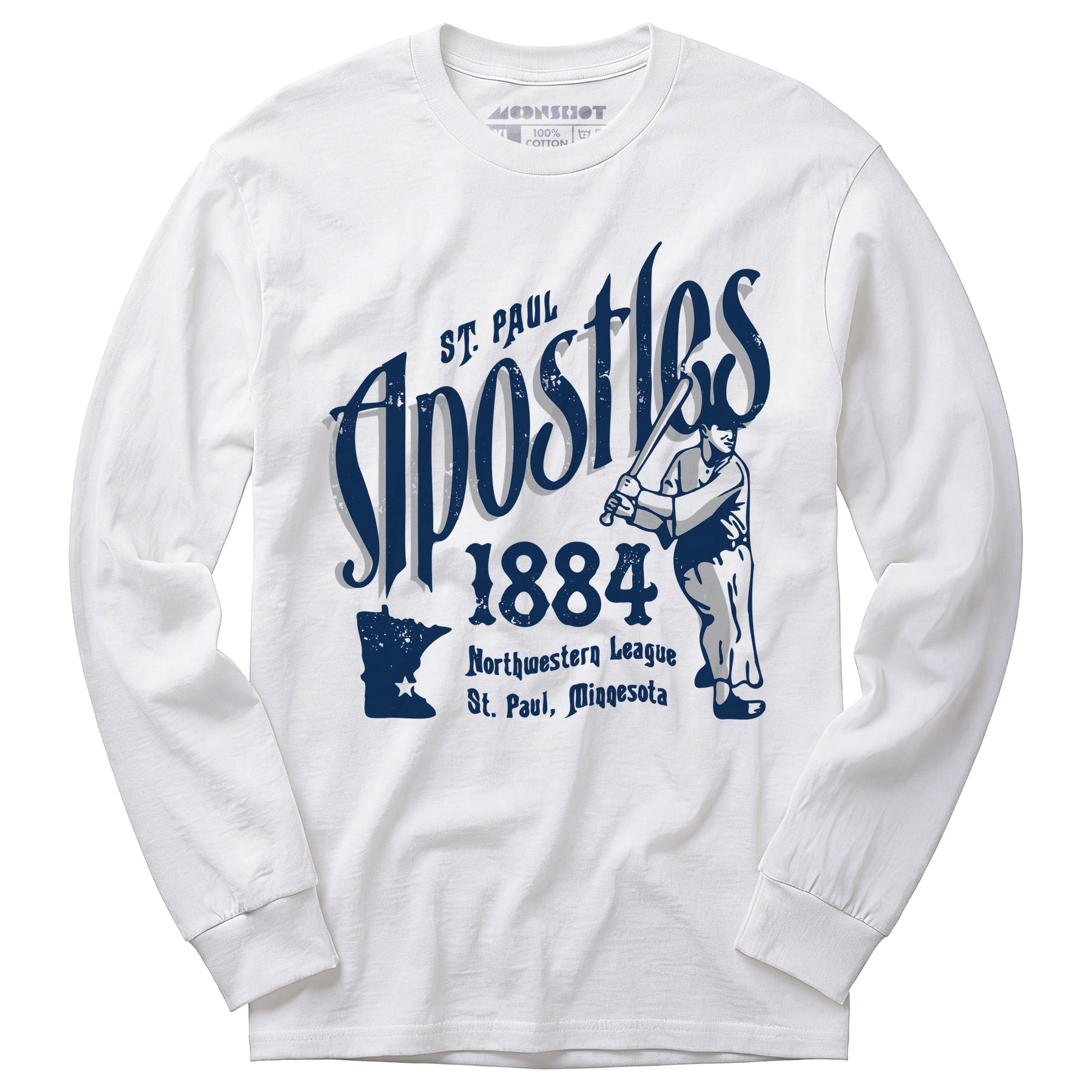 Saint Paul Apostles - Minnesota - Vintage Defunct Baseball Teams - Long Sleeve T-Shirt
