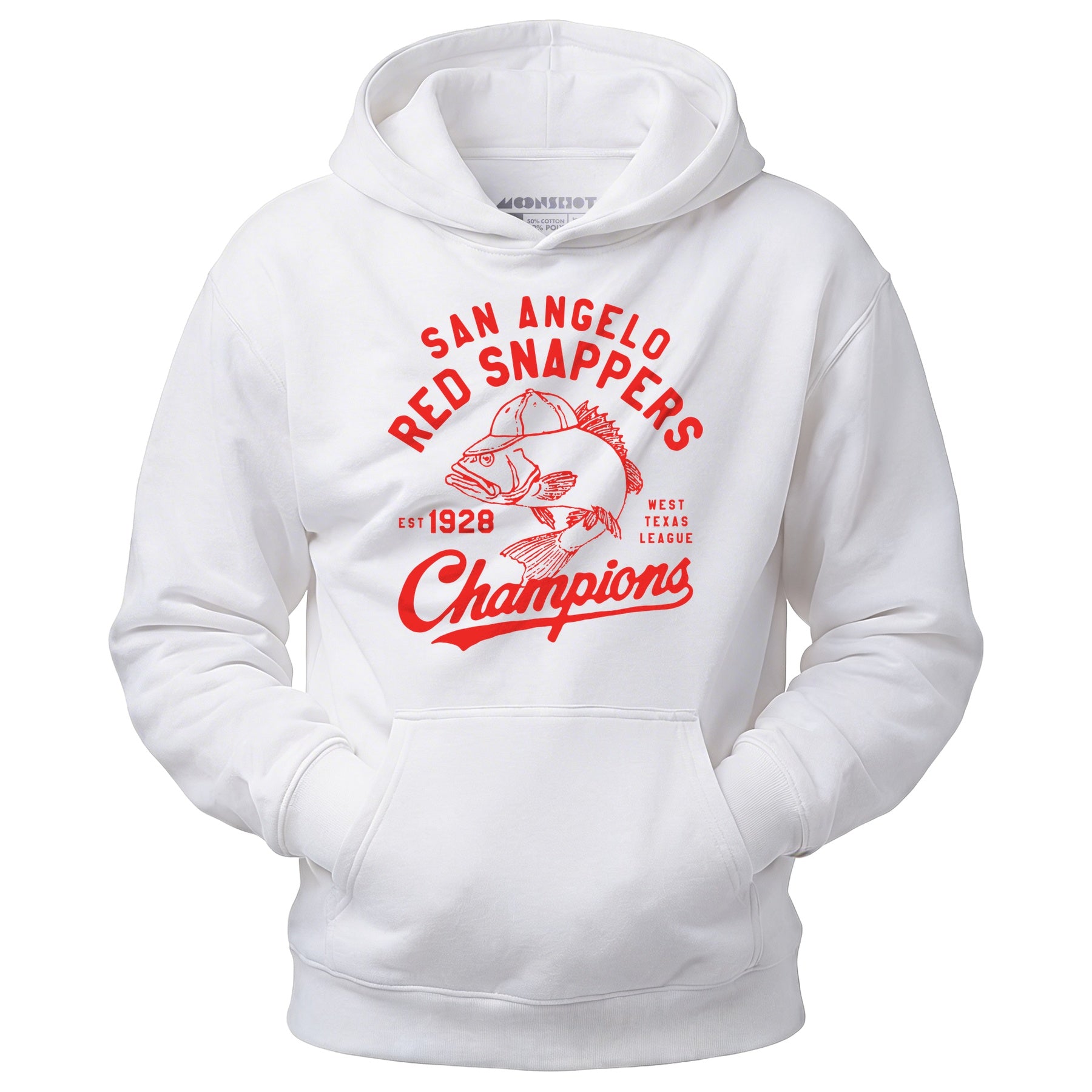 San Angelo Red Snappers - Texas - Vintage Defunct Baseball Teams - Unisex Hoodie