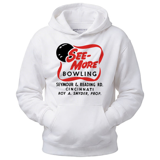 See-More Bowling - Cincinnati, OH - Vintage Bowling Alley - Unisex Hoodie