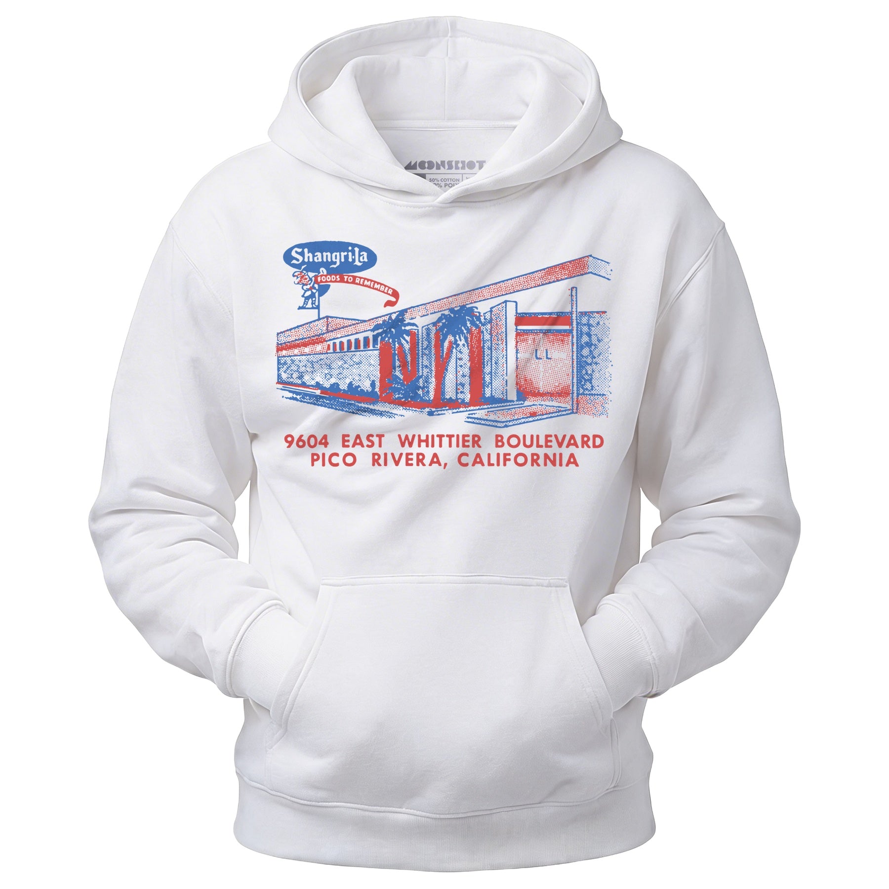 Shangri-La - Pico Rivera, CA - Vintage Restaurant - Unisex Hoodie