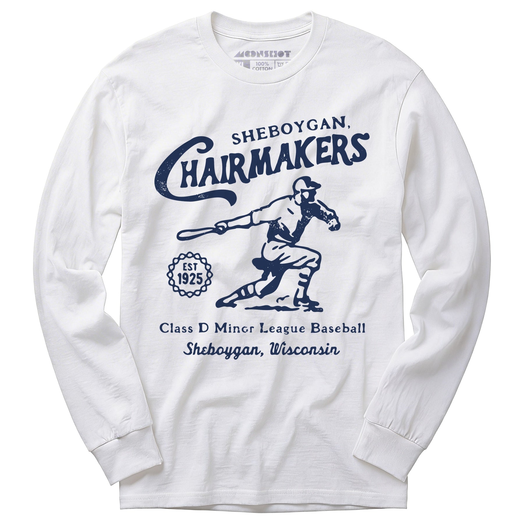 Sheboygan Chairmakers - Wisconsin - Vintage Defunct Baseball Teams - Long Sleeve T-Shirt
