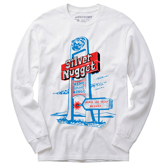 Silver Nugget - Vintage Las Vegas - Long Sleeve T-Shirt