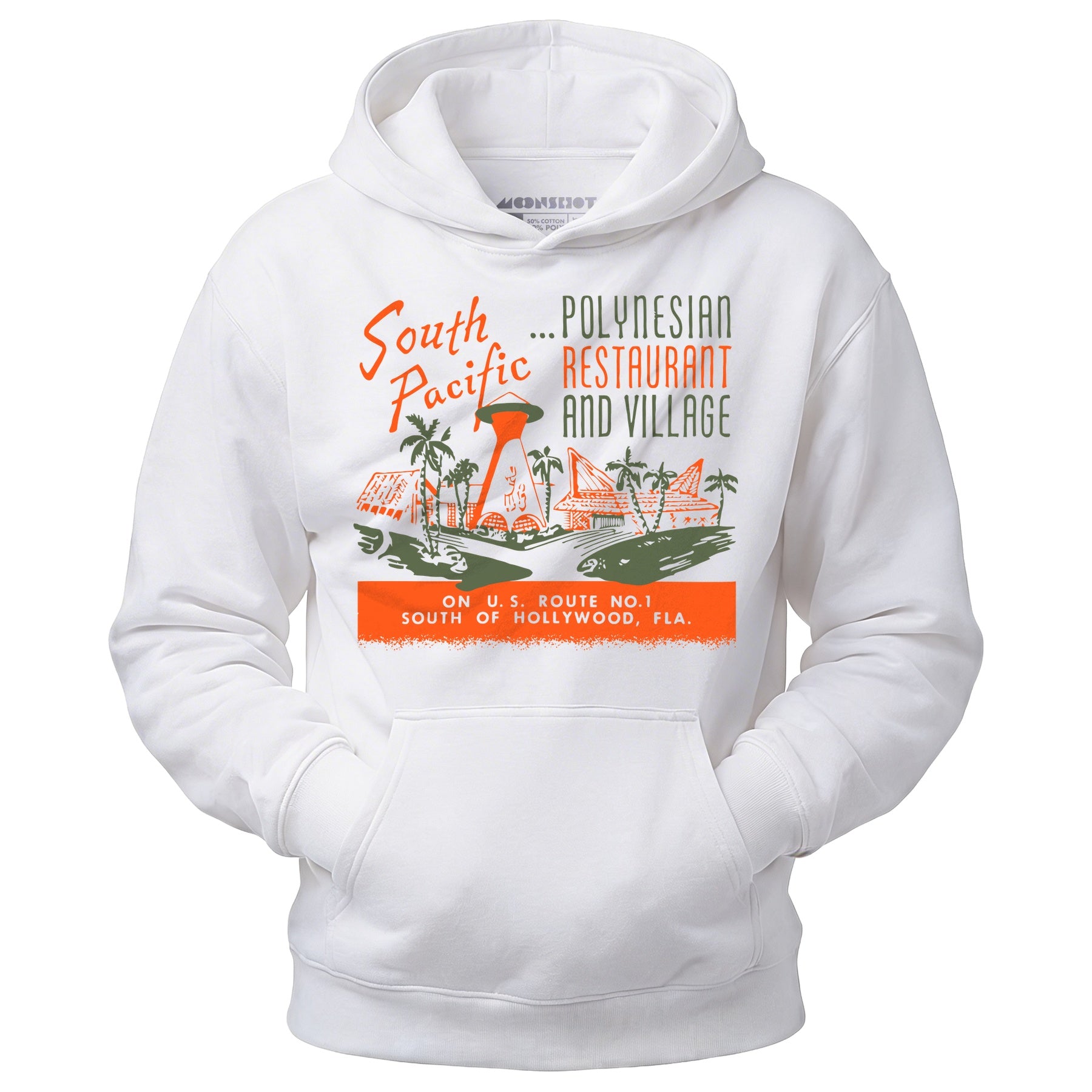 South Pacific - Hallandale Beach, FL - Vintage Tiki Bar - Unisex Hoodie