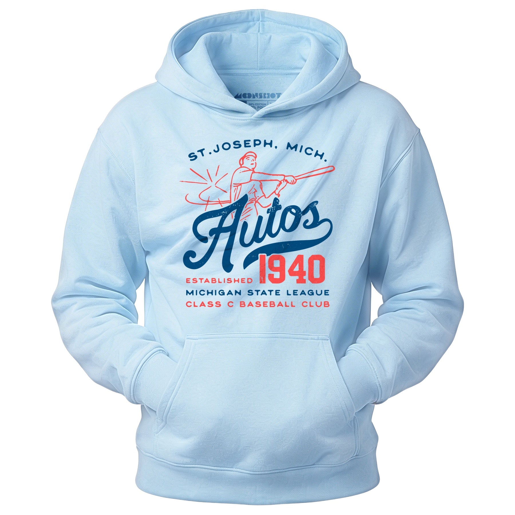 St. Joseph Autos - Michigan - Vintage Defunct Baseball Teams - Unisex Hoodie