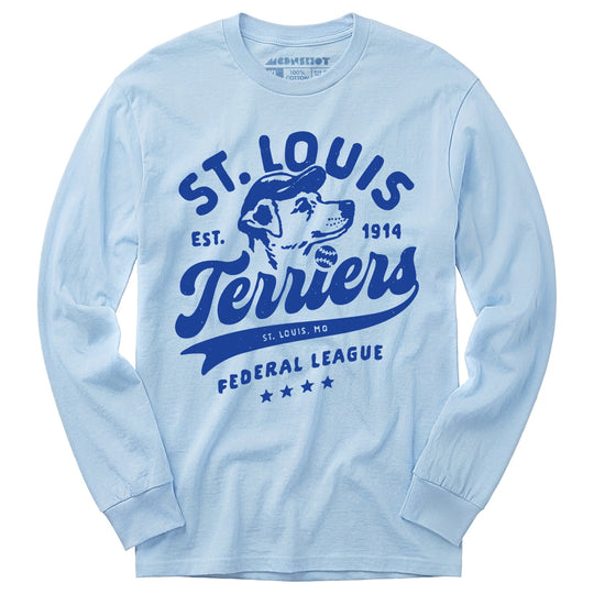 St. Louis Terriers - Missouri - Vintage Defunct Baseball Teams - Long Sleeve T-Shirt