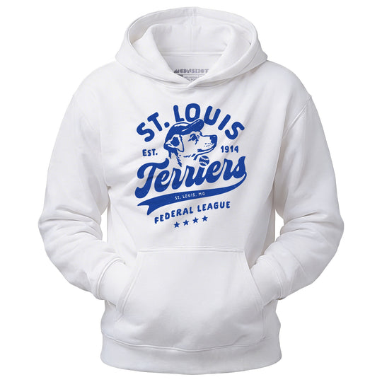 St. Louis Terriers - Missouri - Vintage Defunct Baseball Teams - Unisex Hoodie