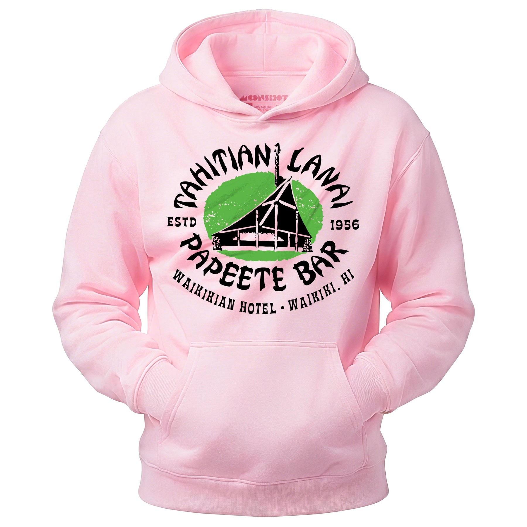Tahitian Lanai Papeete Bar - Waikiki, HI - Vintage Tiki Bar - Unisex Hoodie