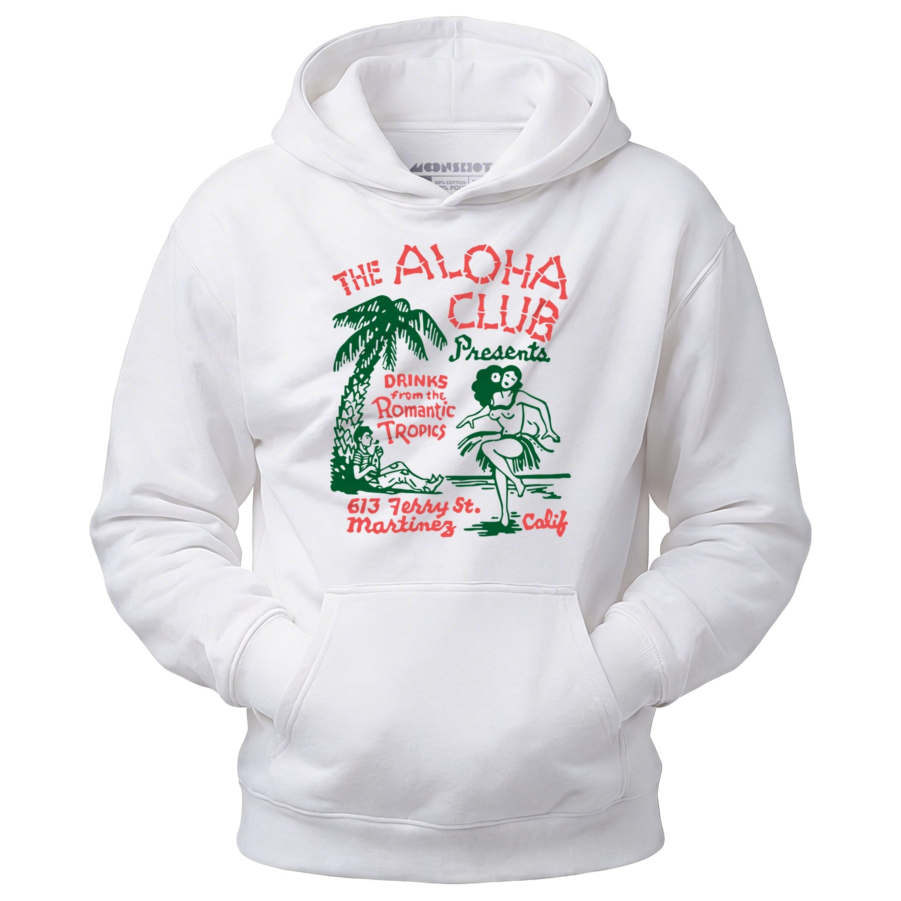 The Aloha Club - Martinez, CA - Vintage Tiki Bar - Unisex Hoodie