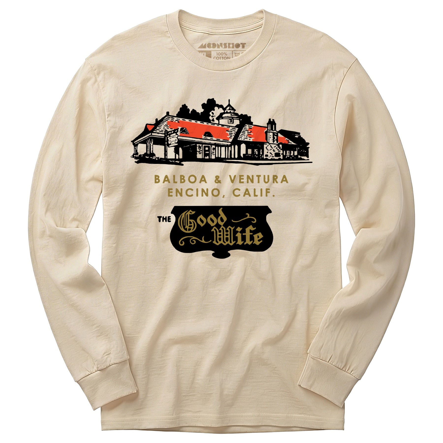 The Good Wife - Encino, CA - Vintage Restaurant - Long Sleeve T-Shirt