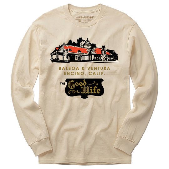 The Good Wife - Encino, CA - Vintage Restaurant - Long Sleeve T-Shirt