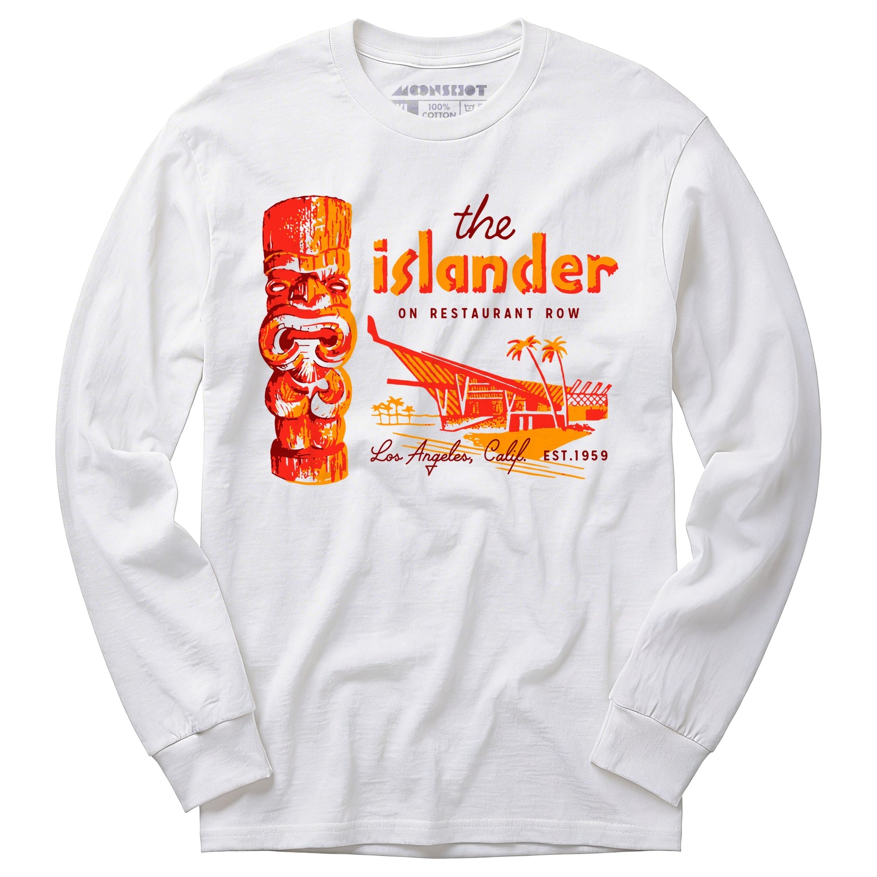 The Islander 1959 - Los Angeles, CA - Vintage Tiki Bar - Long Sleeve T-Shirt