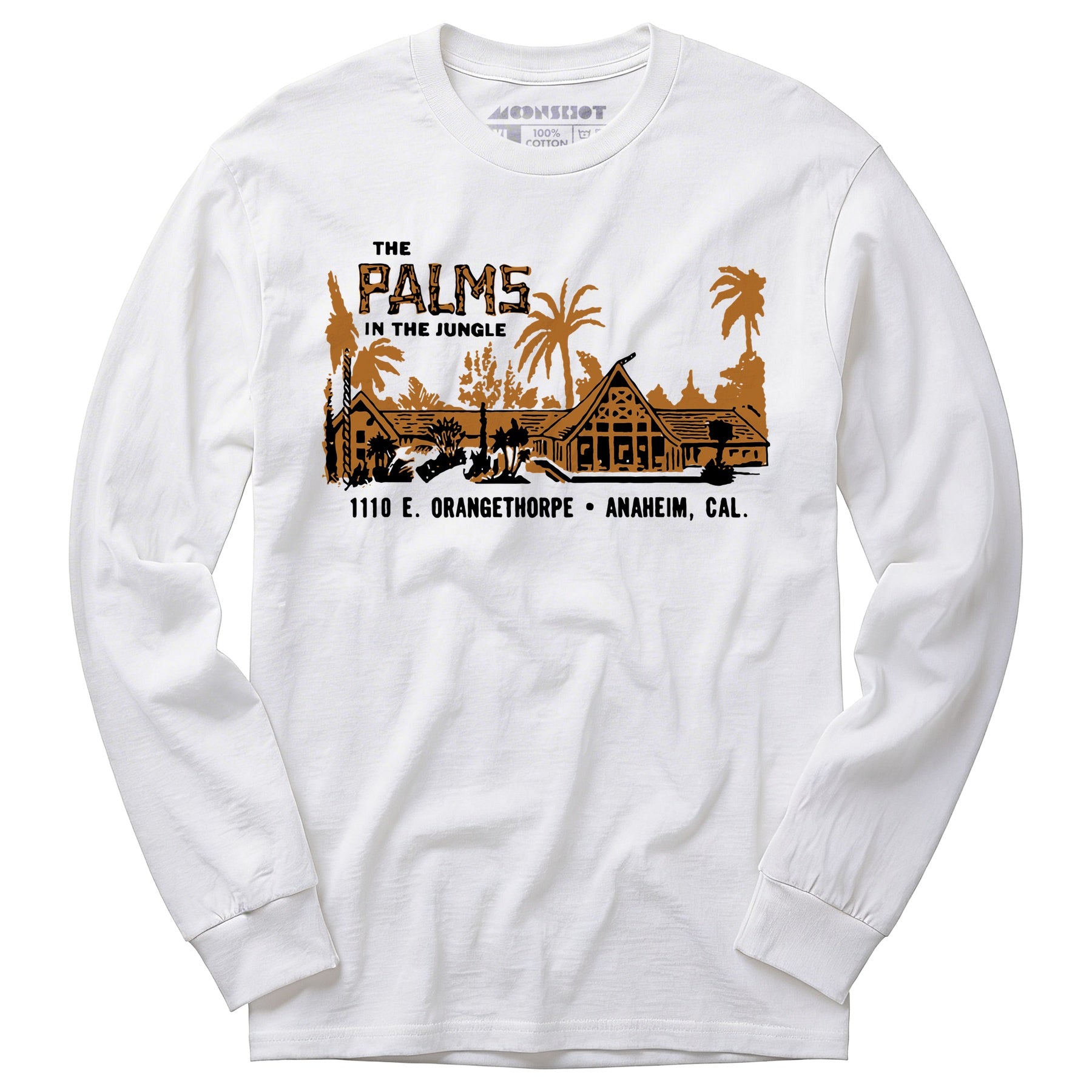 The Palms in the Jungle - Anaheim, CA - Vintage Restaurant - Long Sleeve T-Shirt