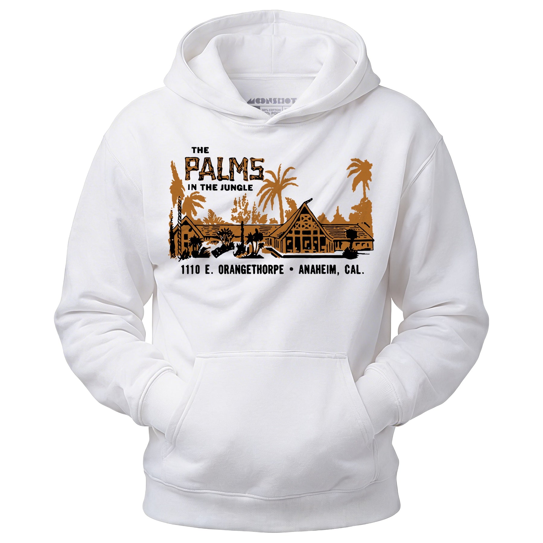 The Palms in the Jungle - Anaheim, CA - Vintage Restaurant - Unisex Hoodie